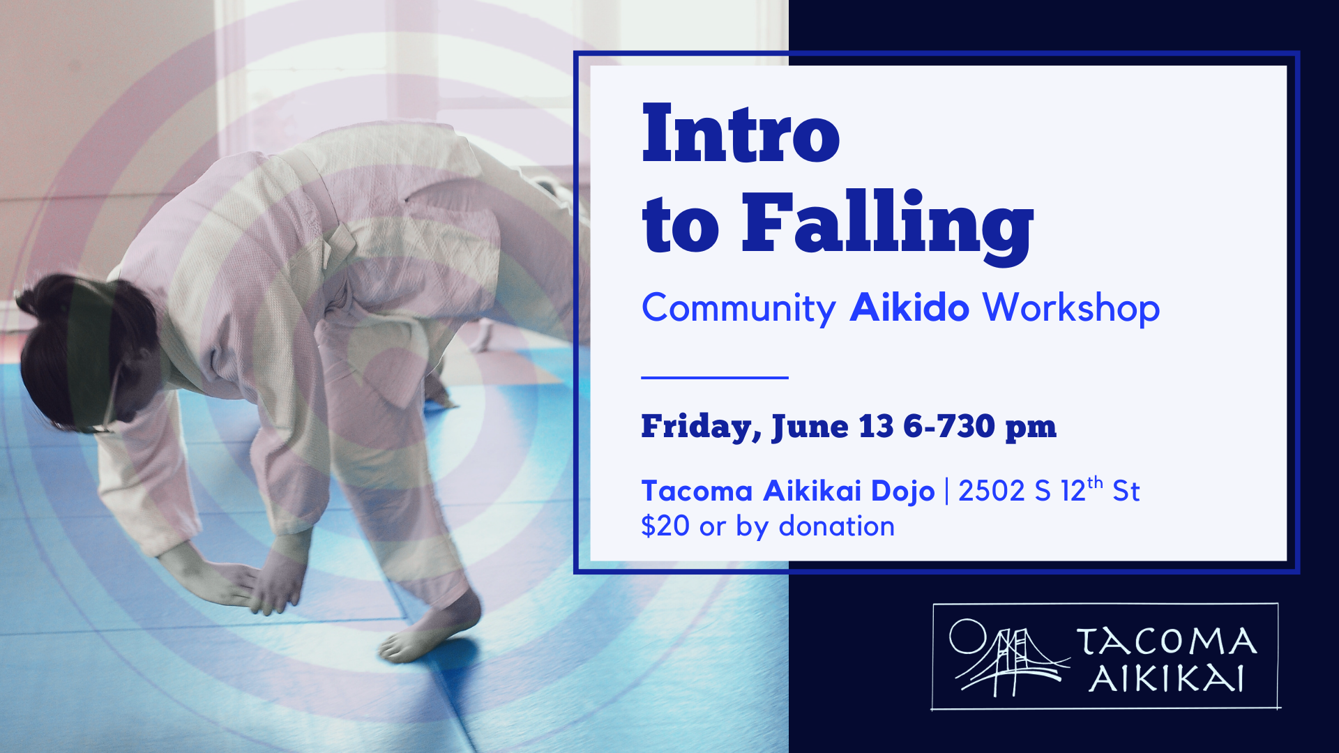 Intro to Falling Flier for Intro to Falling Community Workshop at Tacoma Aikikai